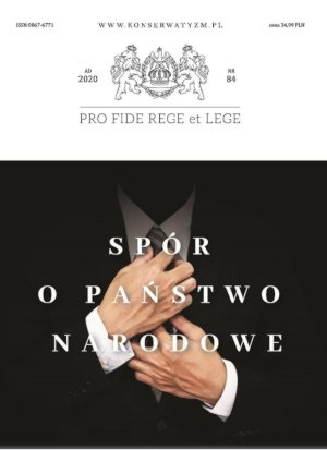 Pro Fide Rege et Lege 84/2020 Pro Fide Rege et Lege 84/2020